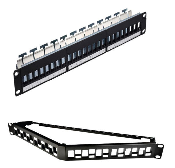 Safenet 10-1240BK 24-Port Shielded Patch Panel